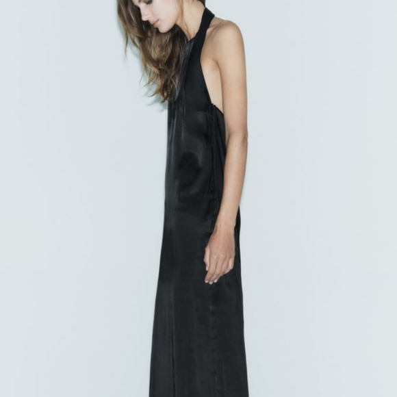 Zara Slit Halter Dress Limited Edition - Picture 8 of 9
